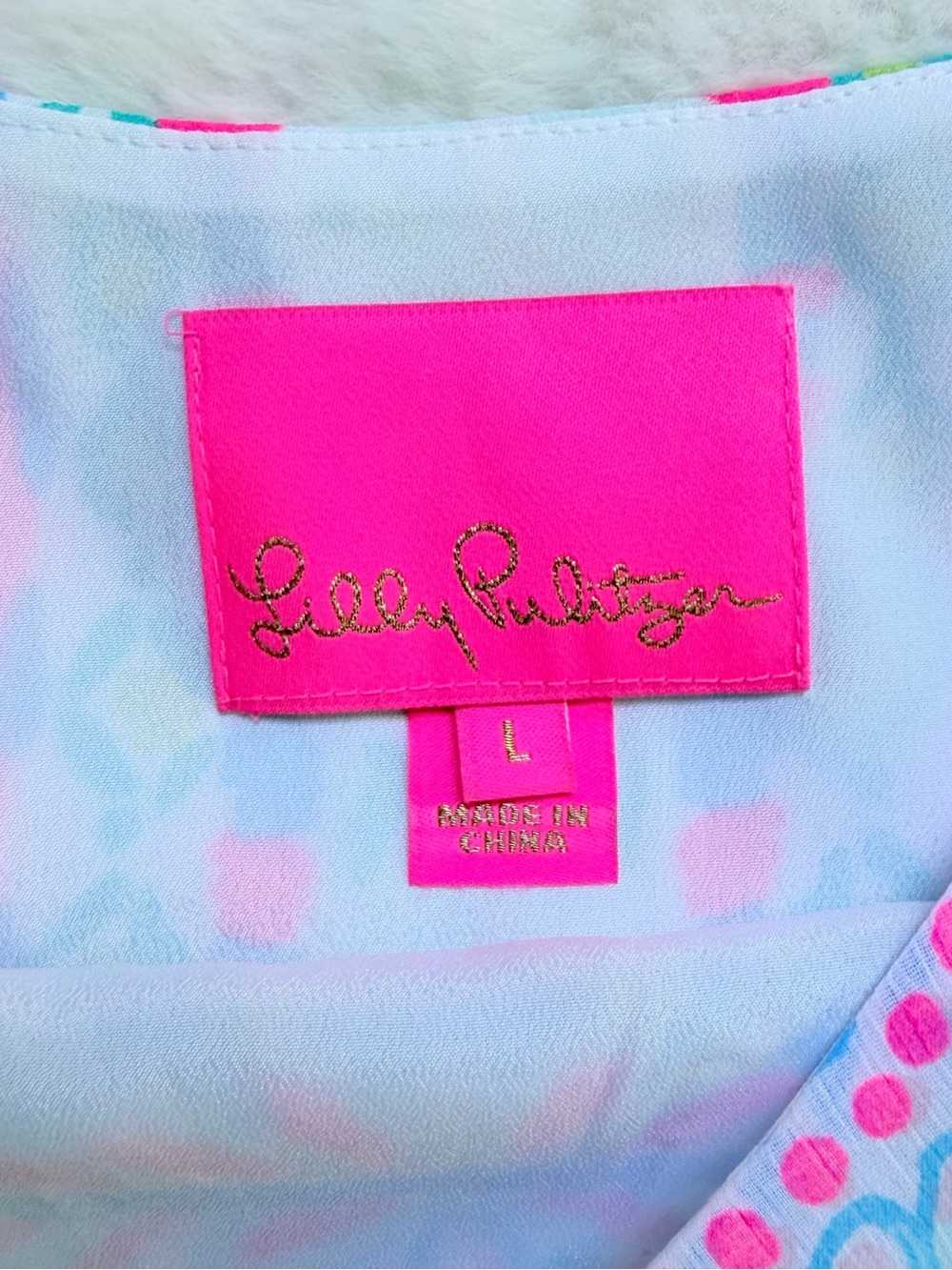 Lilly Pulitzer Winni Maxi/Midi Dress Maraca My World Tropical Print Ruffle L - Picture 8 of 11